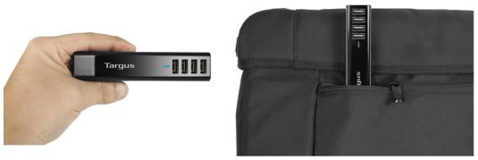 Targus TURBOQUAD USB Travel Charger: Multi-port Compact Solution
