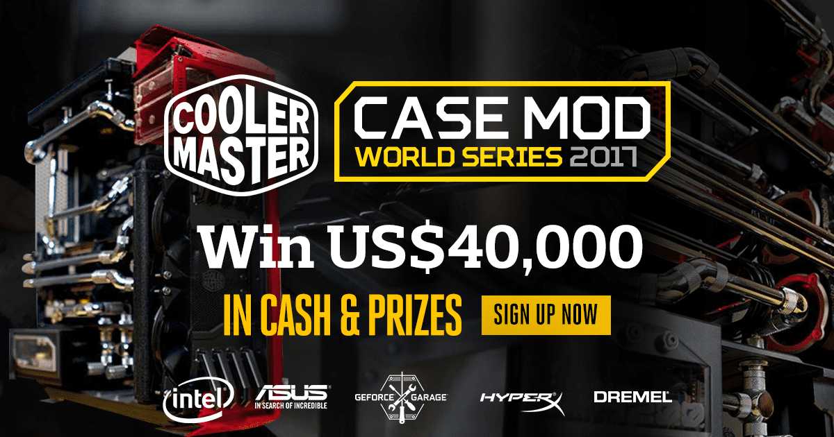 CASE MOD WORLD SERIES 2017 GLOBAL COMPETITION BY COOLER MASTER