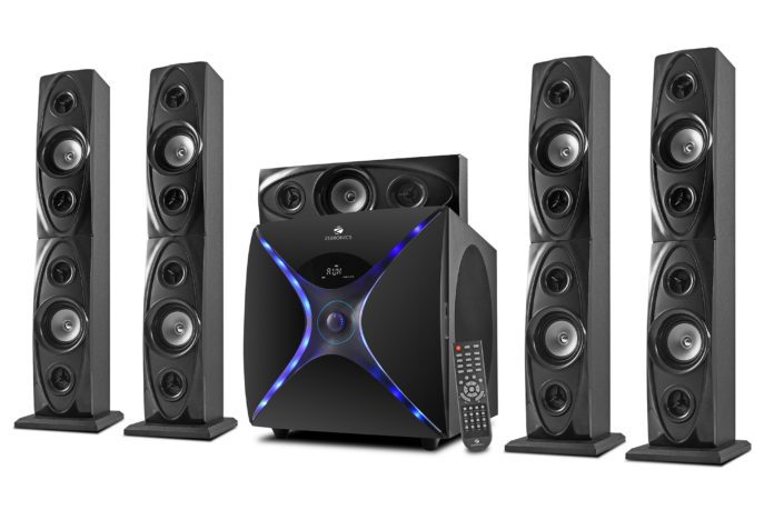 Zebronics launches 5.1 Dhoom Speakers with guaranteed Monster Sound only for INR 16,161/-