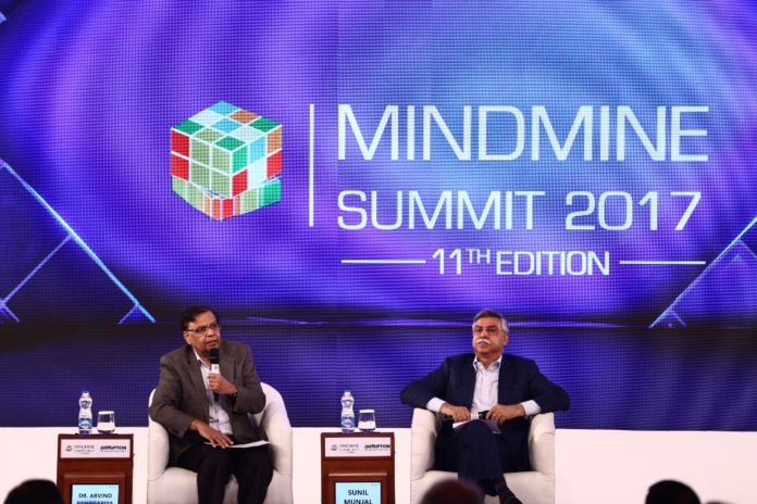 Top Leaders and Opinion Makers Discuss India In The Face Of Disruption and Changing Face of Society, Politics, Business and Governance at the 11th Mindmine Summit Hosted by Hero Enterprise