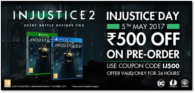 GAMES THE SHOP ANNOUNCES PRE-ORDER OFFER FOR INJUSTICE 2