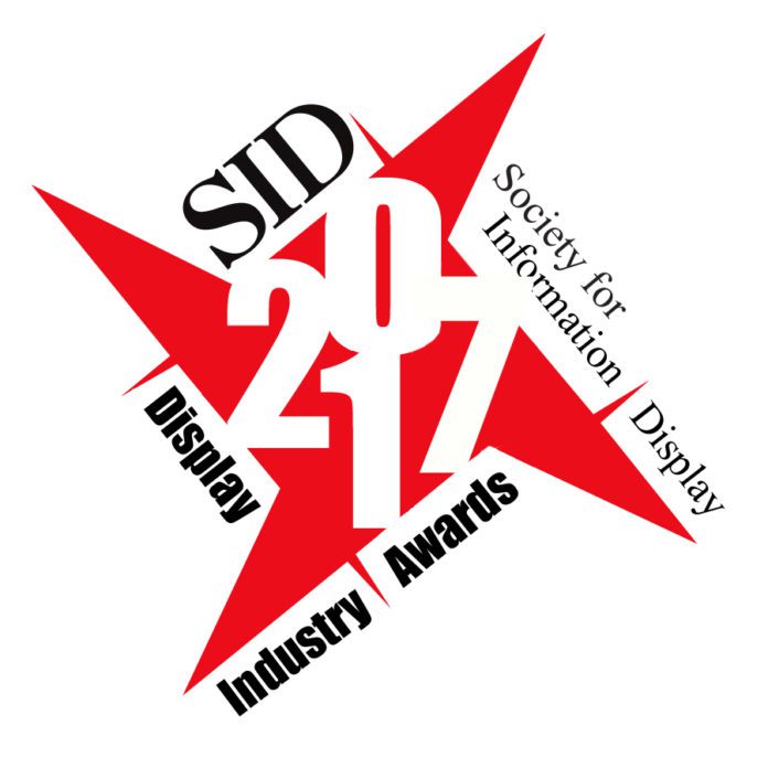 SID Announces 2017 Display Industry Award Winners; Honorees Reflect The State Of The Art In Display Technology