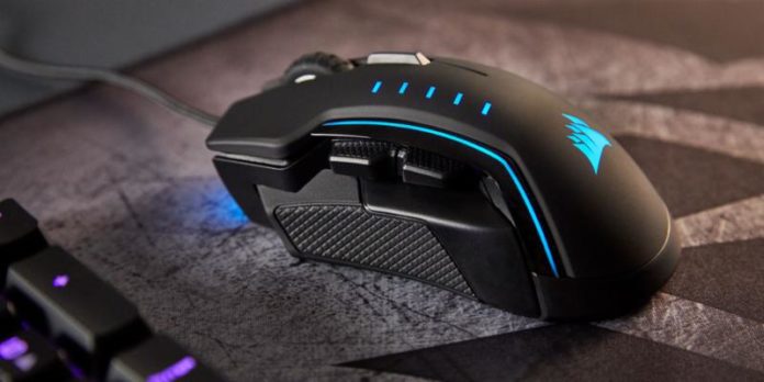 Introducing the CORSAIR GLAIVE RGB Gaming Mouse Ultimate Performance in the Palm of your Hand