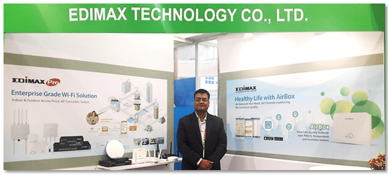 Edimax Showcases AirBox air quality monitoring system in 3rd Smart Cities India 2017 Expo