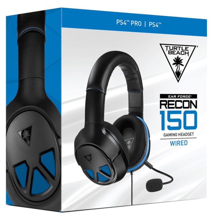 The Turtle Beach RECON 150 is a wired stereo gaming headset for PS4(TM) and is planned to launch this July exclusively at Best Buy in the U.S. and at other participating retailers worldwide for a MSRP of $69.95. Hear Everything. Defeat Everyone. (PRNewsfoto/Turtle Beach Corporation)