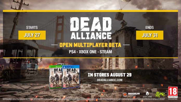 Dead Alliance multiplayer open beta announced
