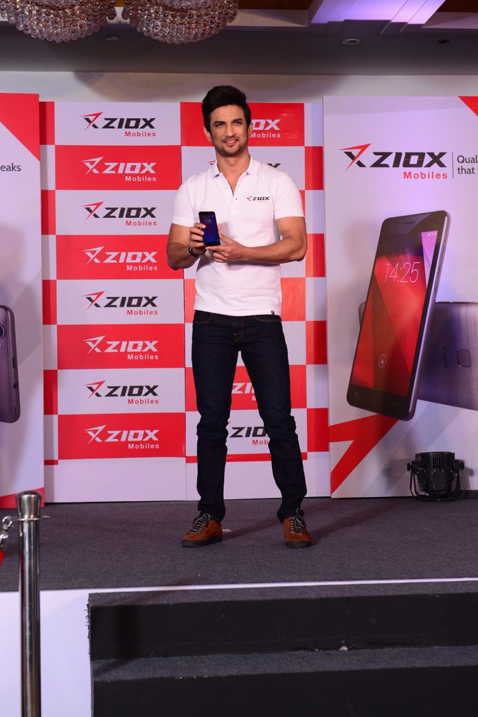 Ziox Mobiles announces ‘Sushant Singh Rajput’ as its Brand Ambassador along with Rs. 300cr investment for FY17 -18