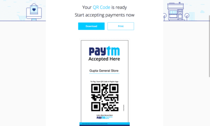 How Paytm QR code can allow merchants to accept payments directly into their bank accounts, without any charge