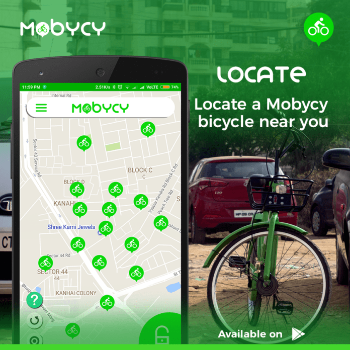Mobycy, India’s first dockless bicycle sharing startup launched; Raises half a million dollars in seed funding to escalate operations