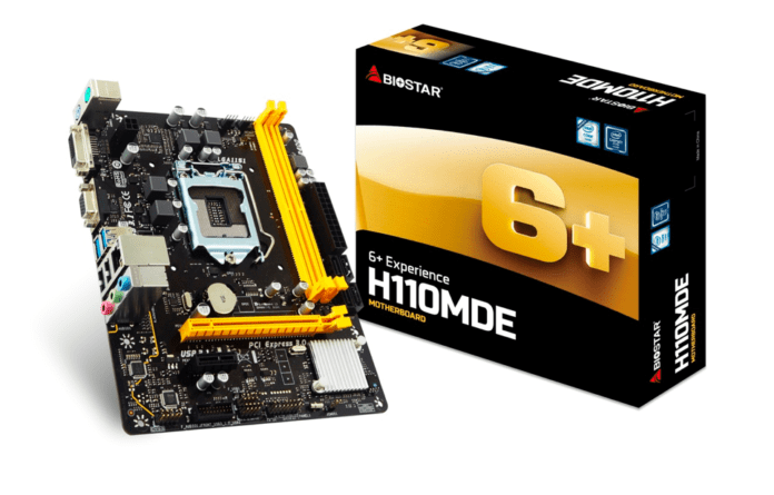 BIOSTAR Introduces H110MDE Affordable Performance M-ATX Motherboard