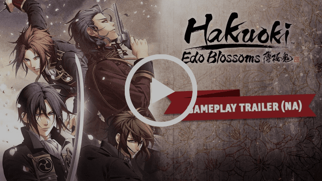 New Hakuoki: Edo Blossoms Gameplay Trailer Featuring the Corruption Feature, Screenshots of Toudou + Yamazaki