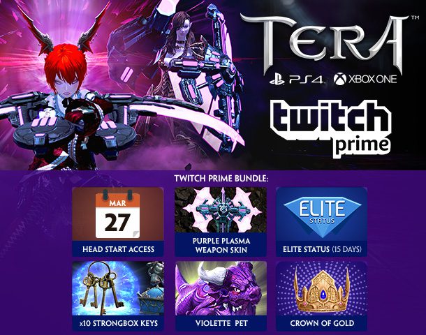 Twitch Prime is dropping some epic TERA loot!