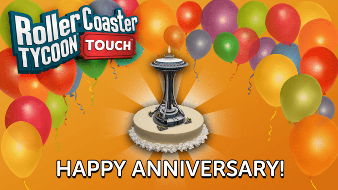 Atari Celebrates the One-Year Anniversary of RollerCoaster Tycoon Touch on the App Store and Releases Brand New Features