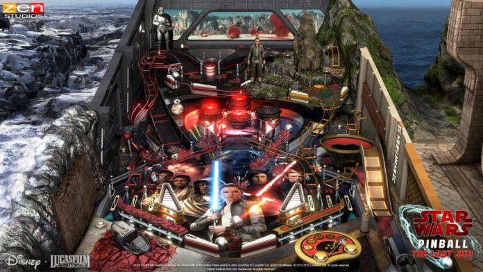 Star Wars: The Last Jedi Enters Zen Studios’ Pinball FX3 Galaxy This April