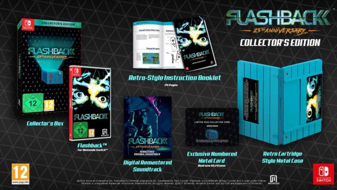FLASHBACK collector's Edition - June 7th on Nintendo Switch