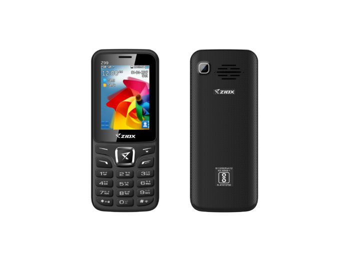 Ziox Mobiles launches its newest feature phone, Z99 priced Rs. 1643/-