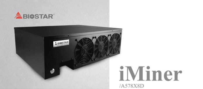 BIOSTAR iMiner A578X8D Crypto Mining Machine is Now Available on Newegg
