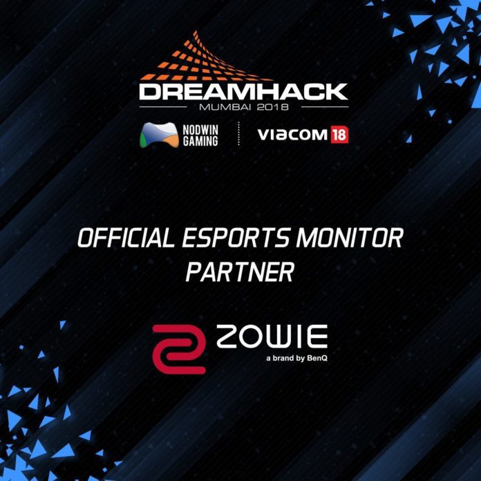 BenQ ZOWIE announces association with Dreamhack 2018 – Mumbai as the official eSports Monitor Partner