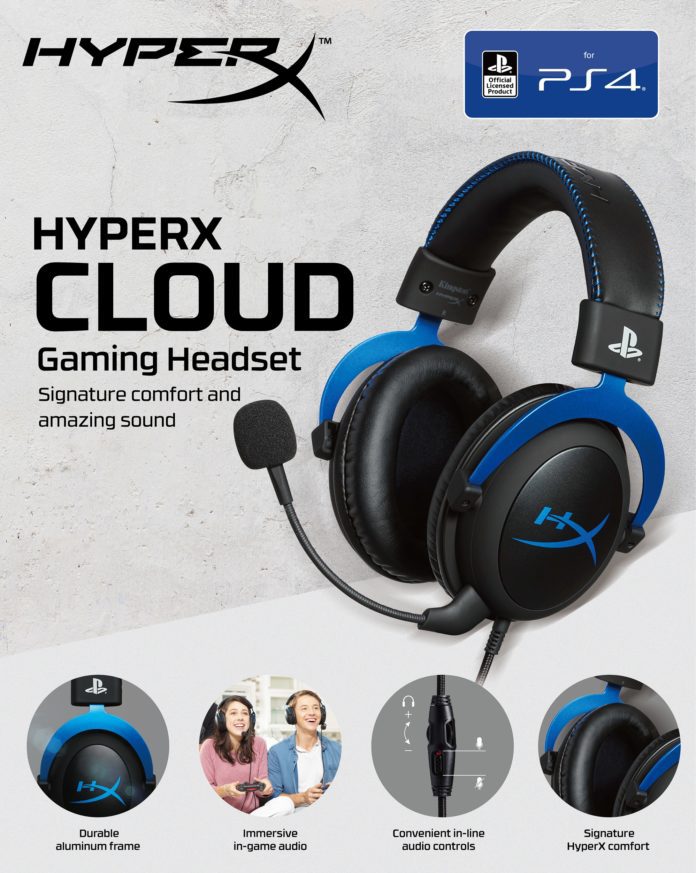 HyperX Launches Cloud Gaming Headset for PlayStation® 4 in India