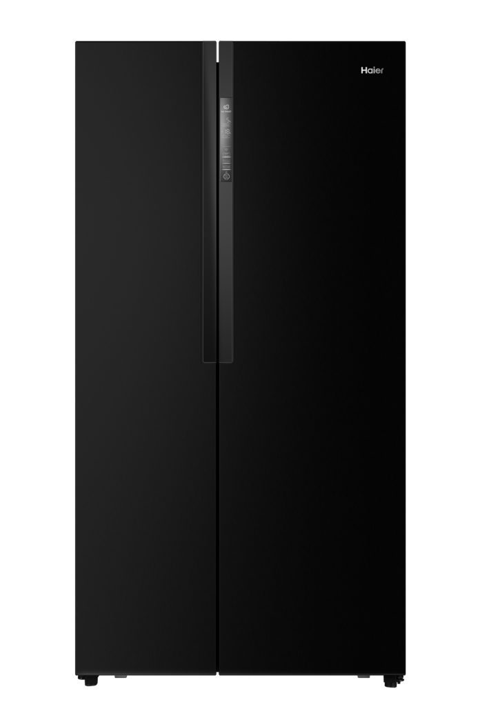 Haier Introduces the Slimmest Side by Side Refrigerator in Smooth Black Steel Finish