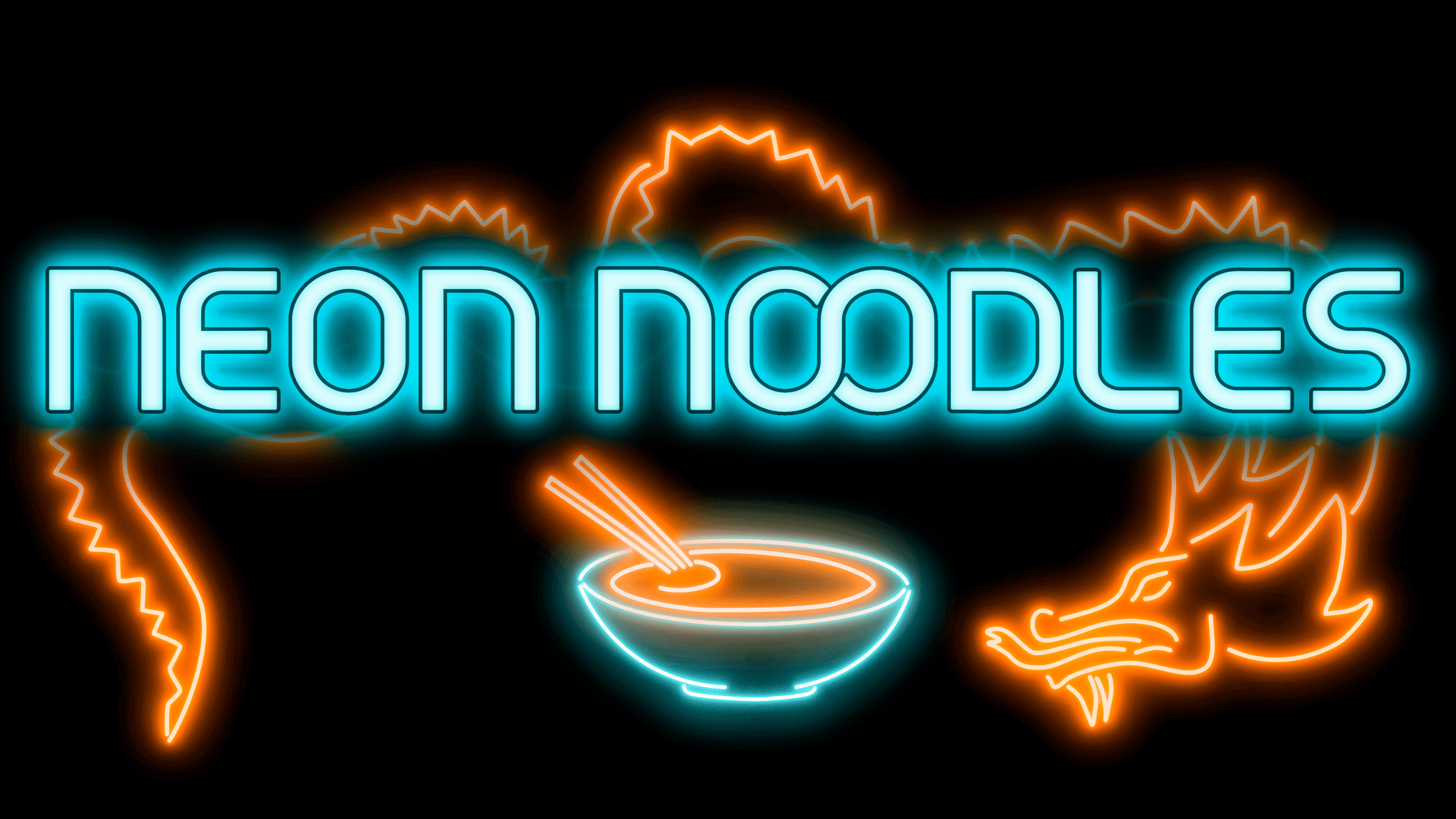 Neon noodles cyberpunk kitchen automation (120) фото